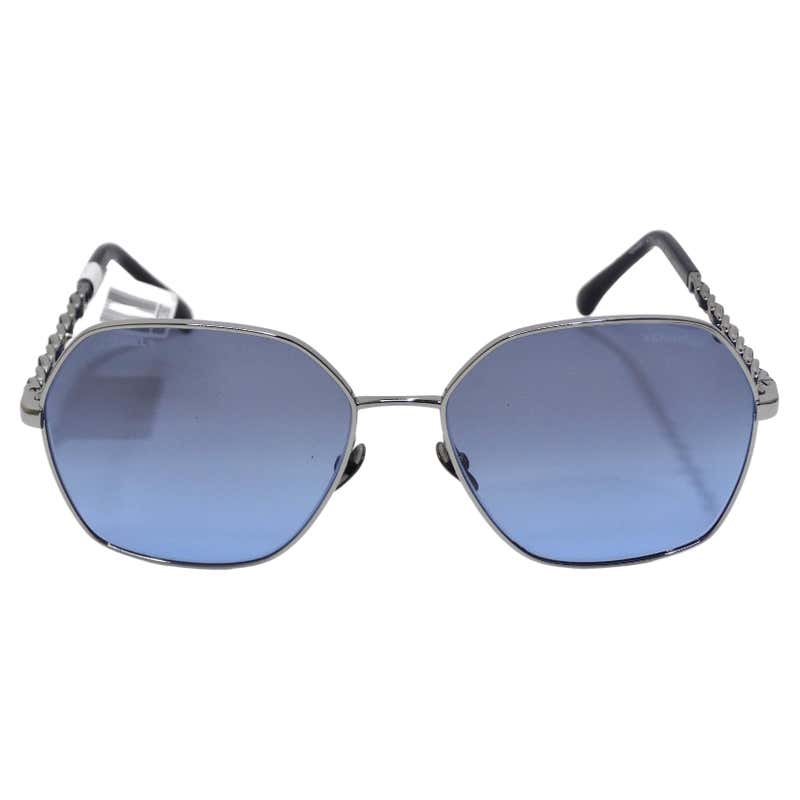 Chanel Futuristic Retro Sunglasses '80 at 1stDibs