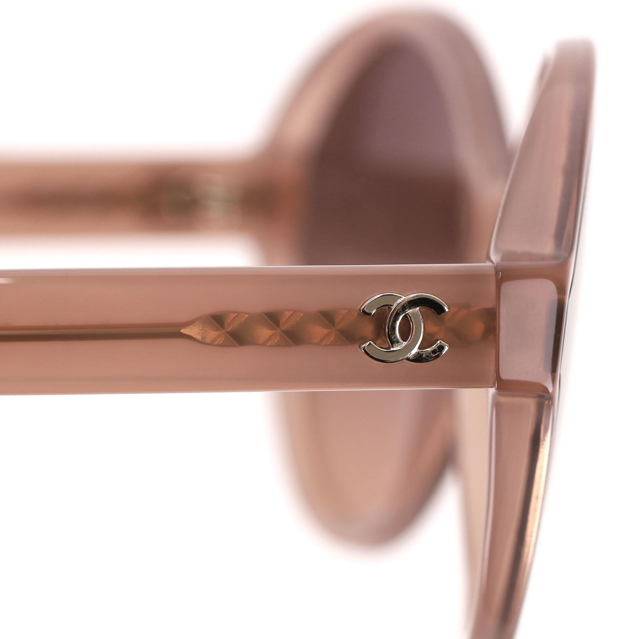 Chanel Runde Sonnenbrille mit 'CC'-Logo Damen im Angebot