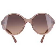 Chanel Runde Sonnenbrille mit 'CC'-Logo