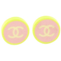 CHANEL Round Clip Earrings