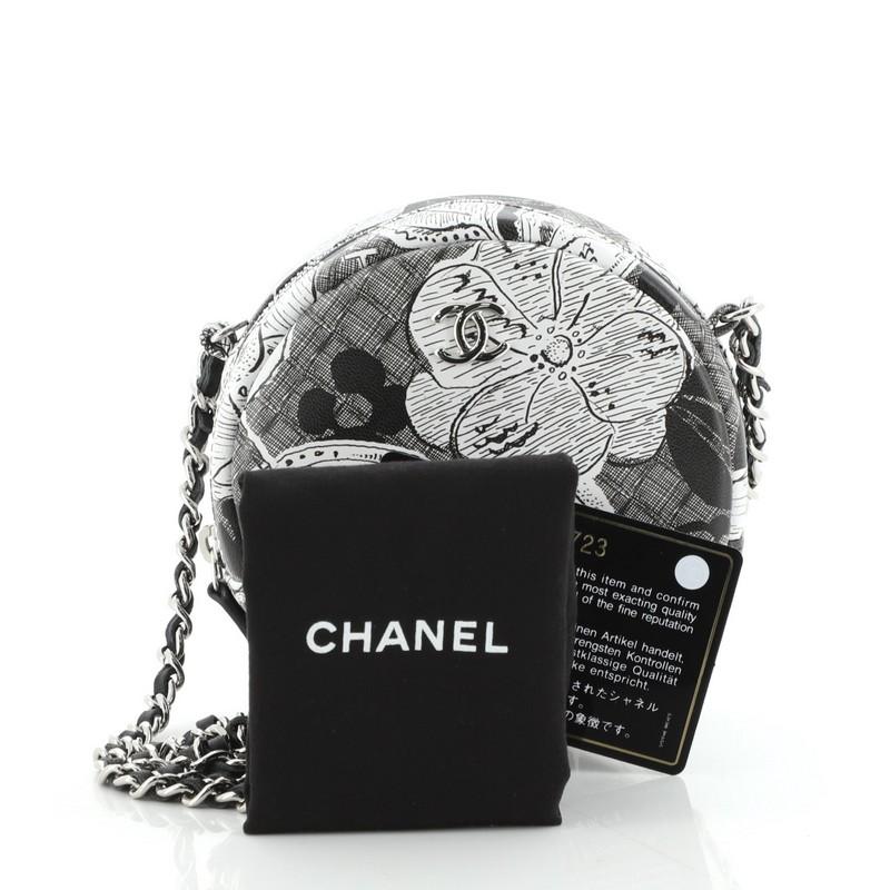 chanel mini round chain bag