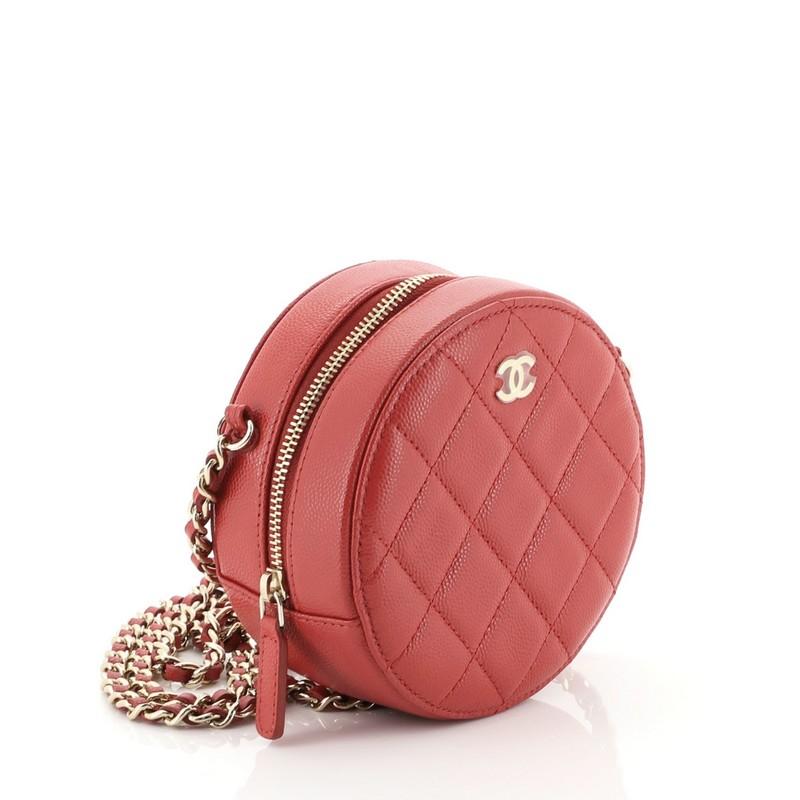 chanel mini round bag