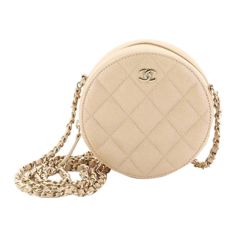 Chanel caviar round bag