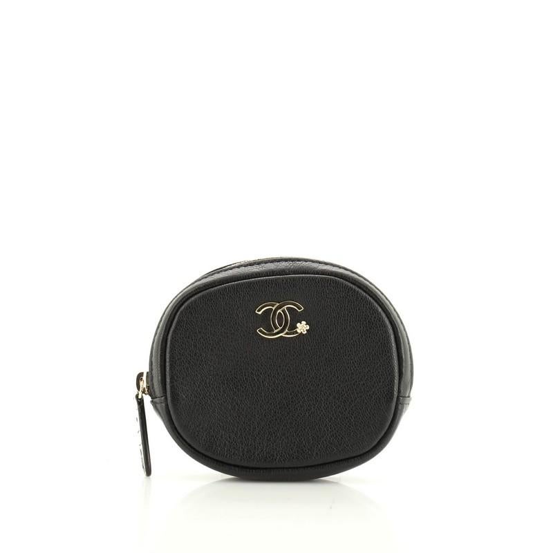 Chanel Round Coin Purse Goatskin