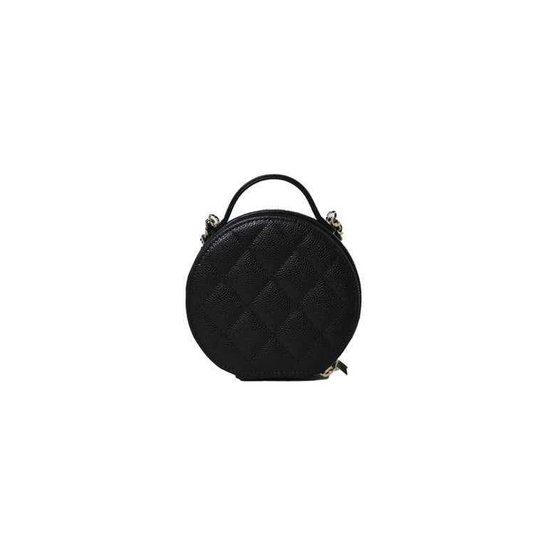 Chanel Vanity Case Crossbody Bag Caviar Leather WGH – RELUXE1ST
