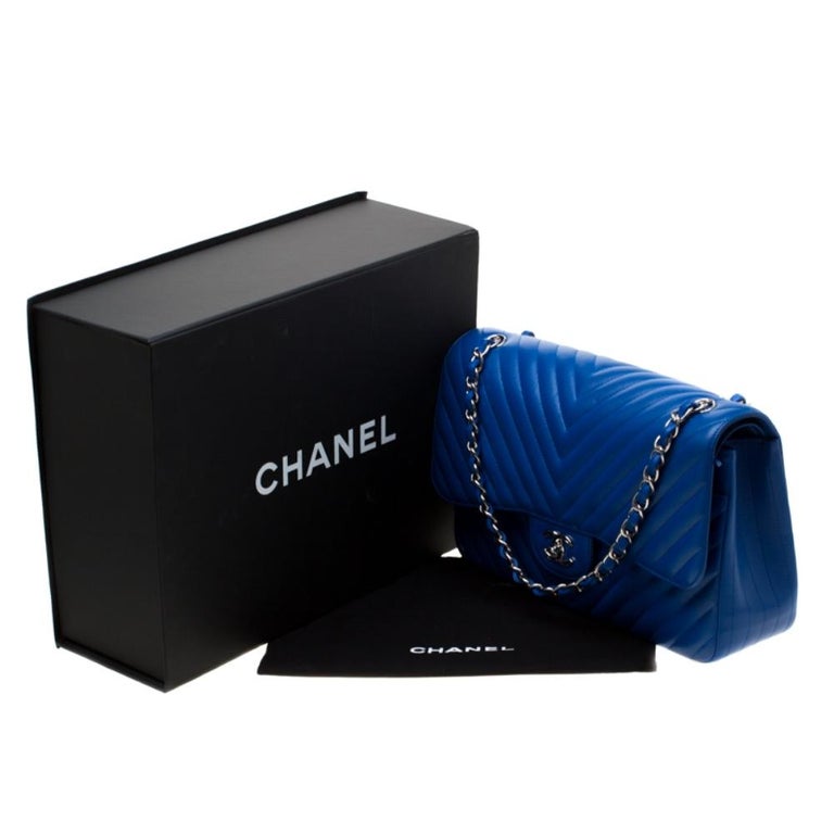chanel royal blue purse