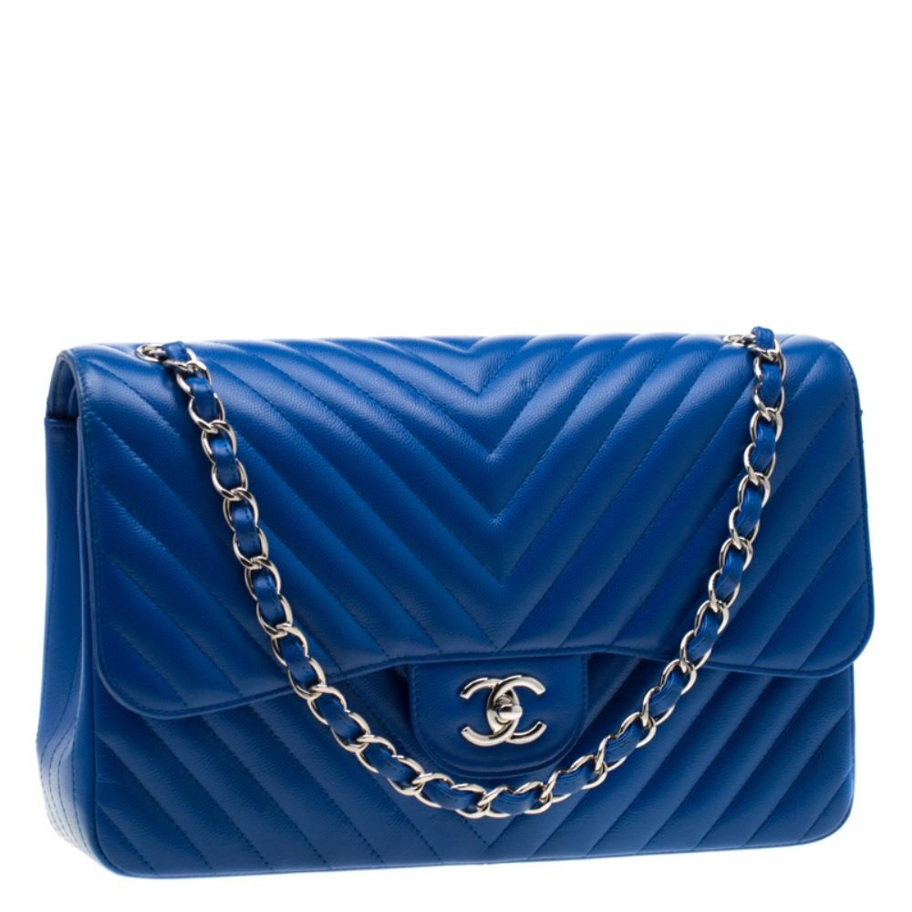 chanel royal blue bag
