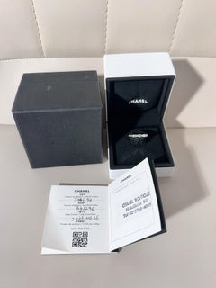 Chanel Ruban Collection 18K White Gold Pavé Diamond Bow Ring