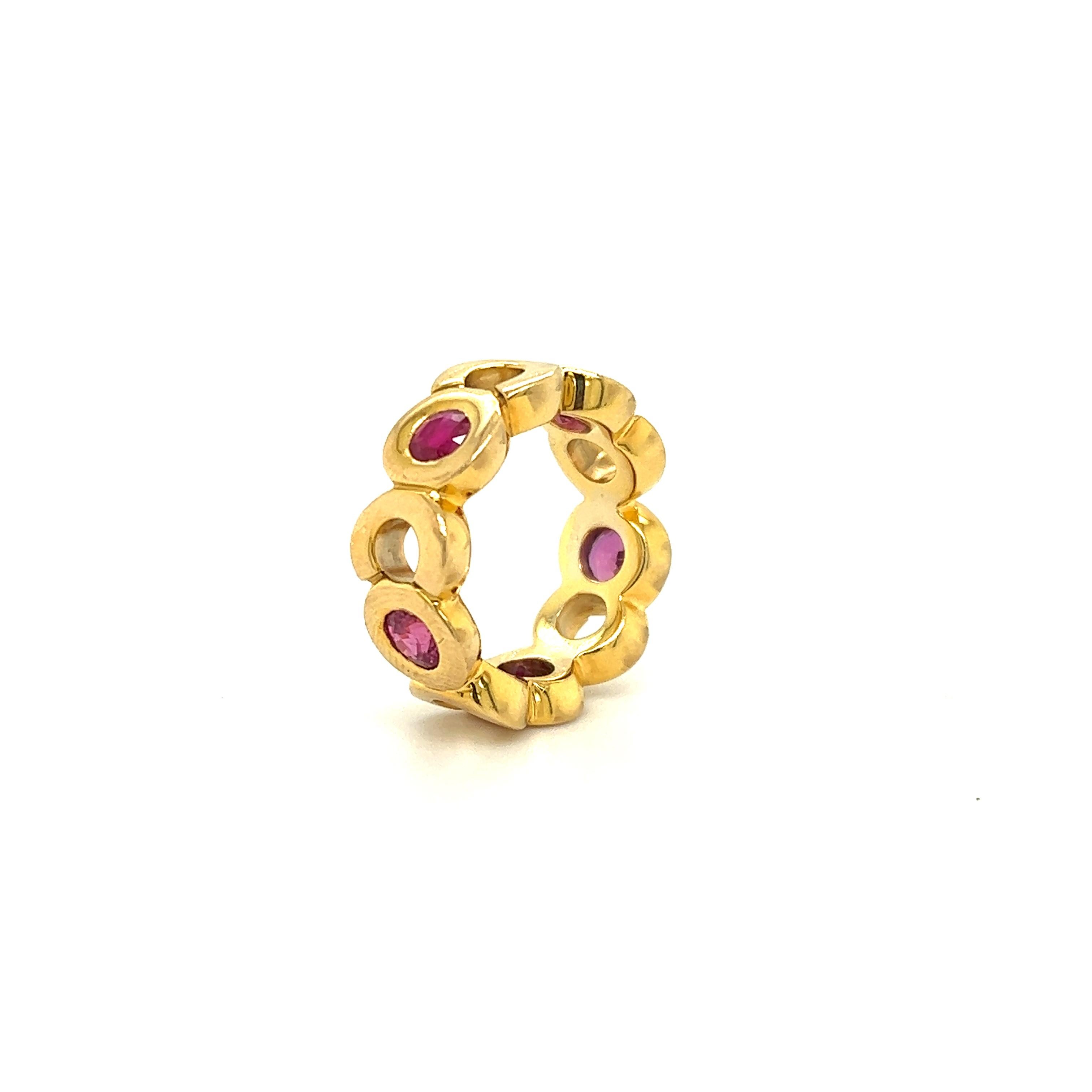 Beautiful ring crafted by famed fashion house Chanel. This elegant ring is crafted in 18k yellow gold and depicts the designers nick name 