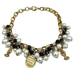 Collier ras du cou vintage CHANEL Rue Cambon