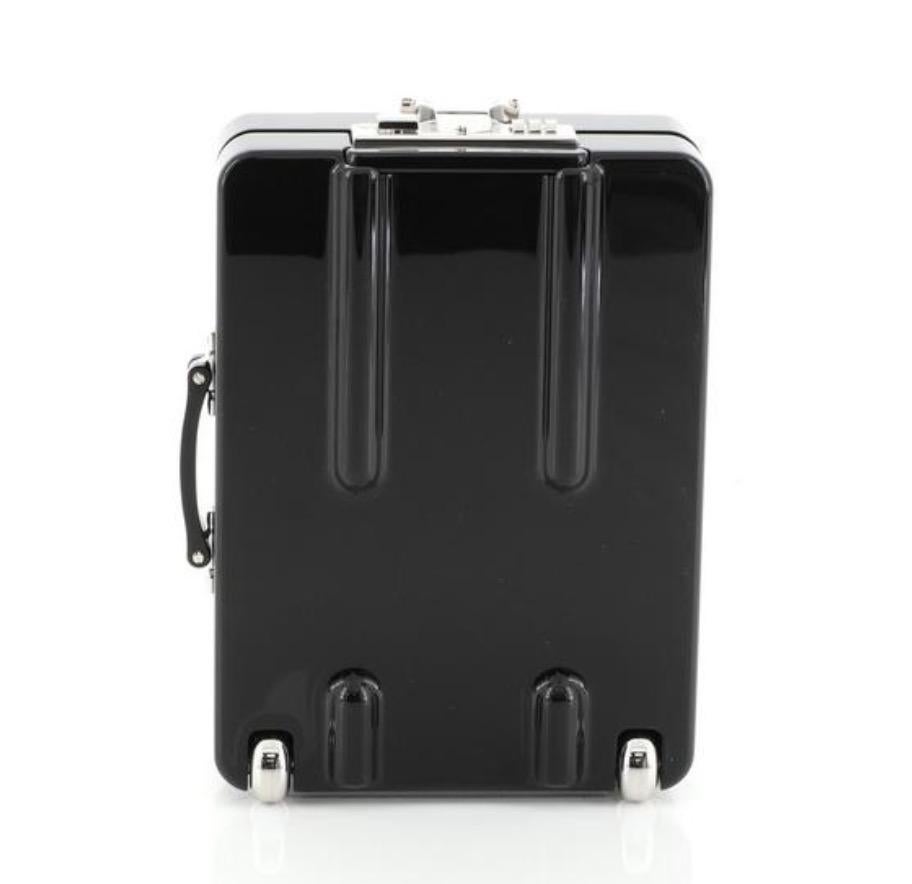 chanel acrylic suitcase bag