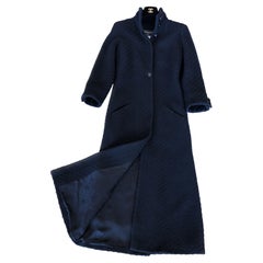 Chanel Runway CC Buttons Maxi Tweed Coat