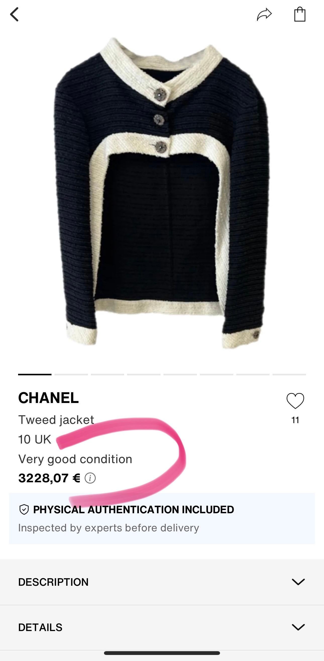 Chanel Runway CC Jewel Buttons Black Tweed Crop Jacket  For Sale 1