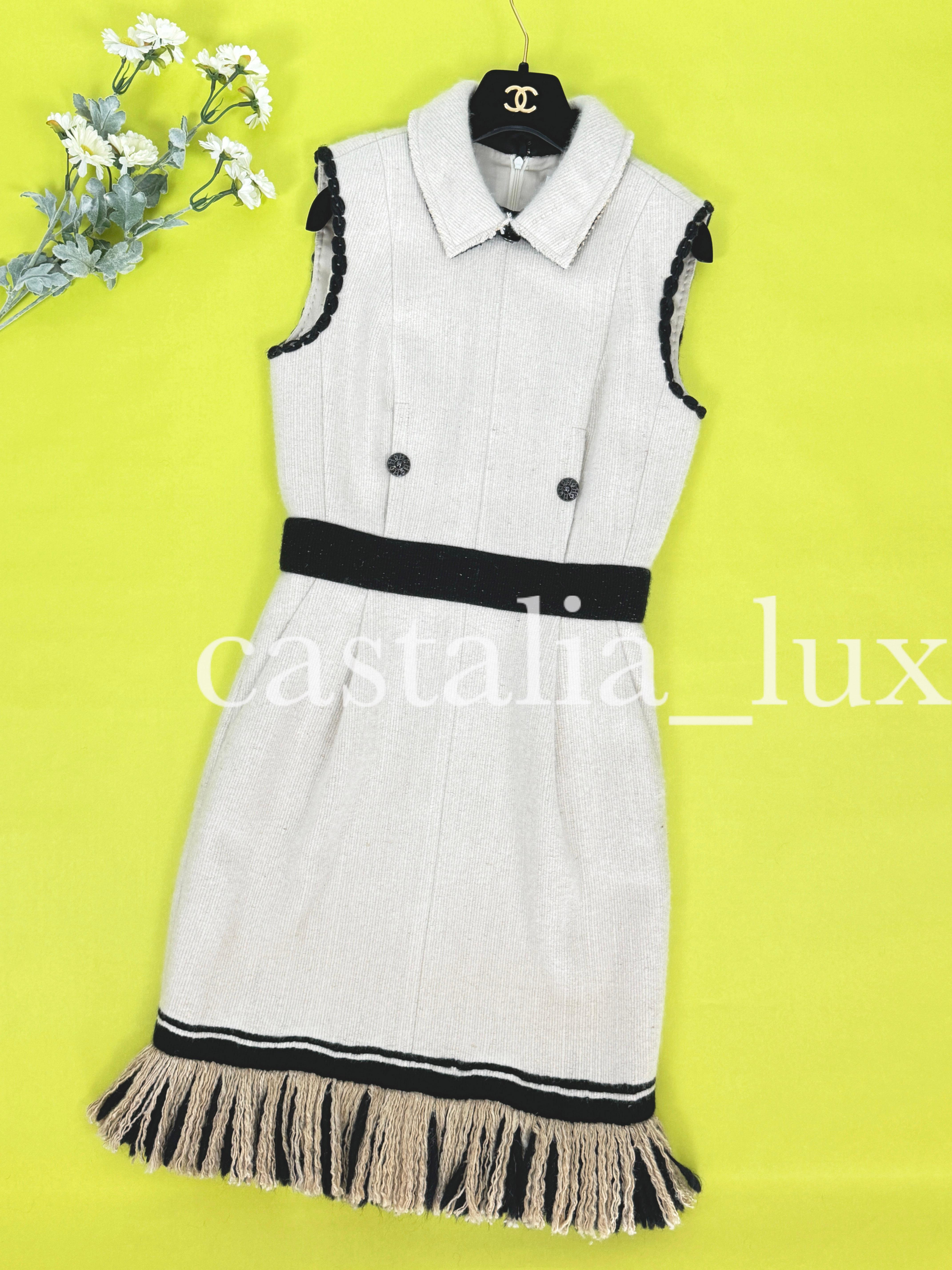Chanel Runway CC Jewel Gripoix Buttons Dress 6