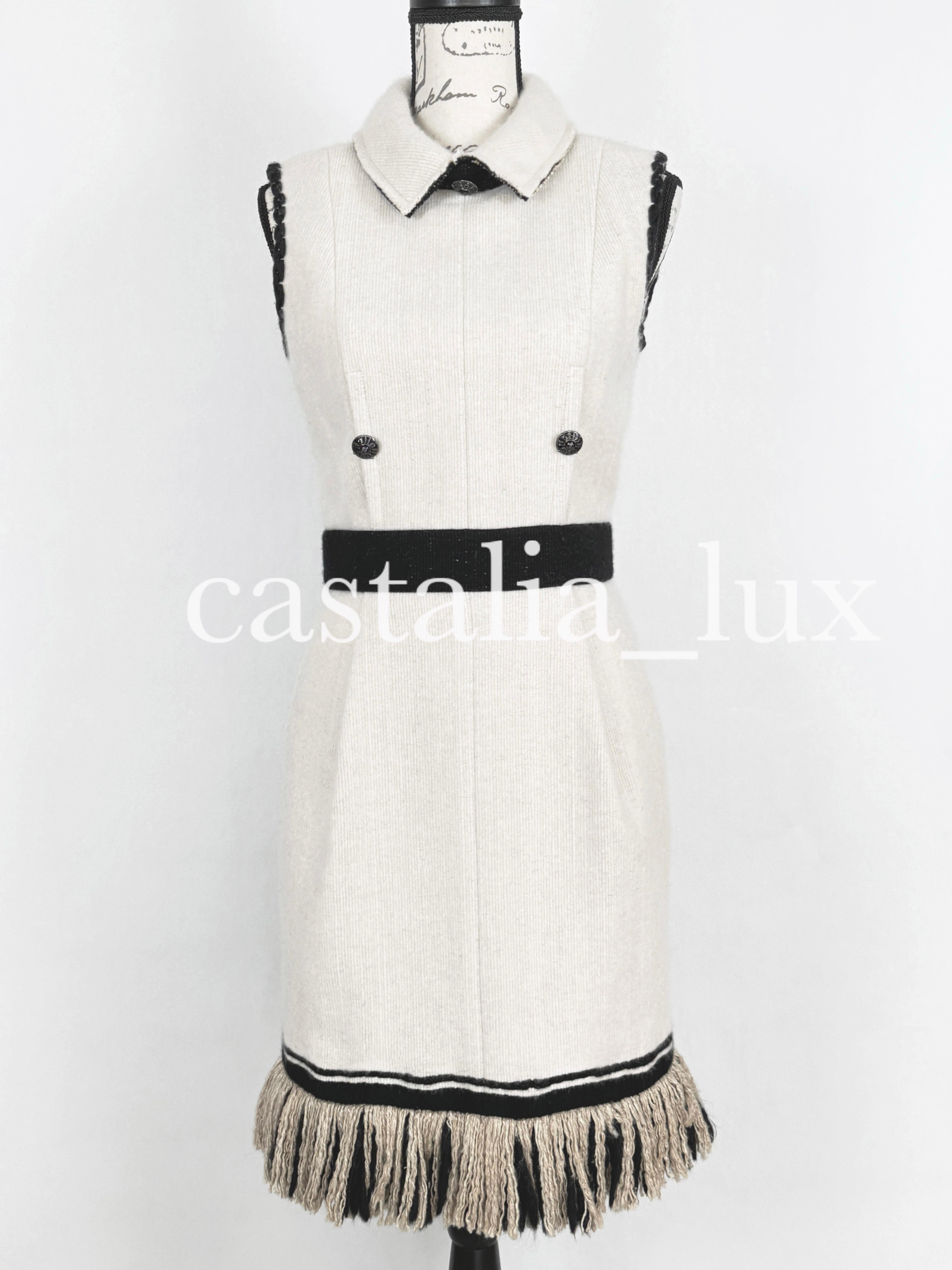 Chanel Runway CC Jewel Gripoix Buttons Dress 7
