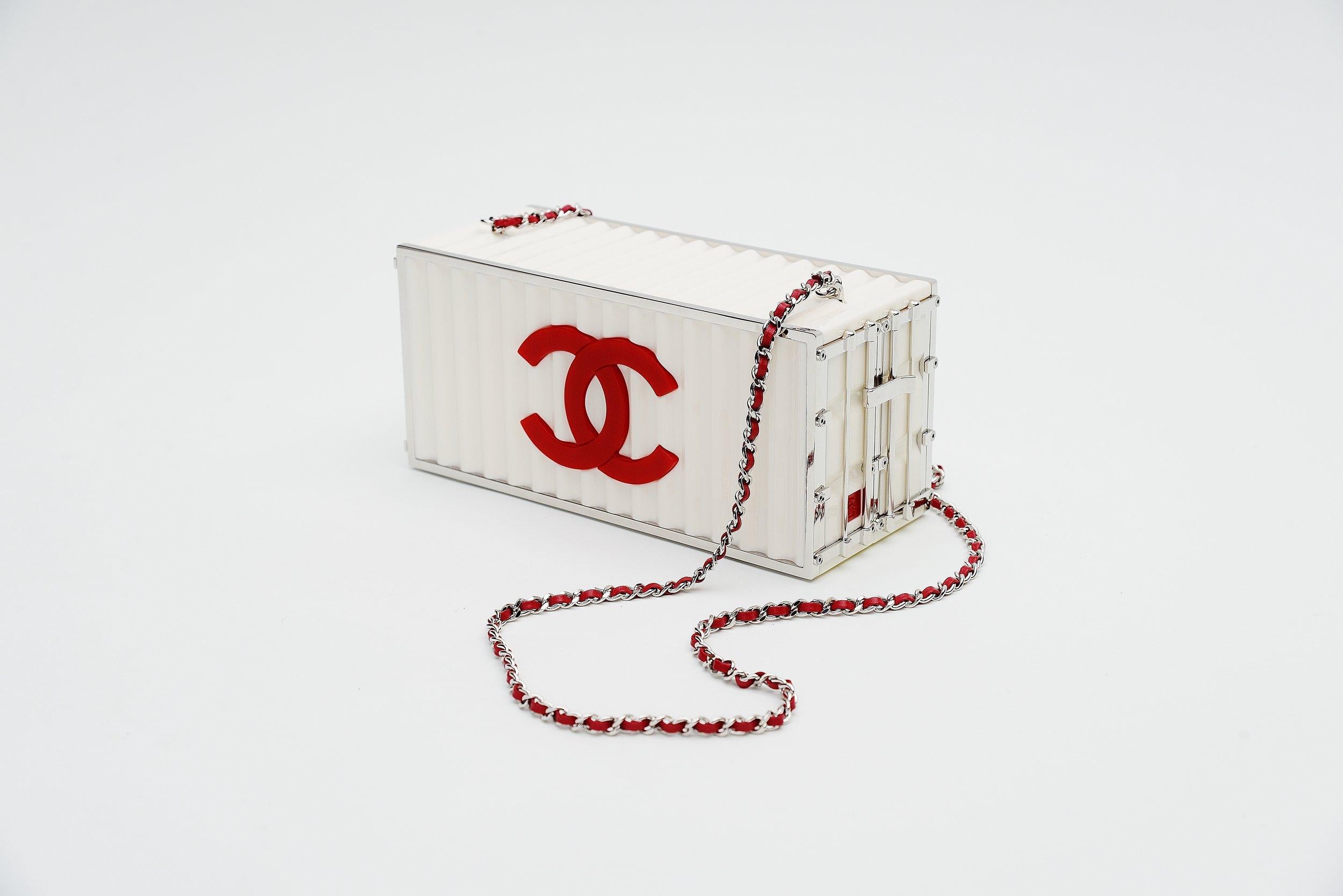 chanel shipping container bag