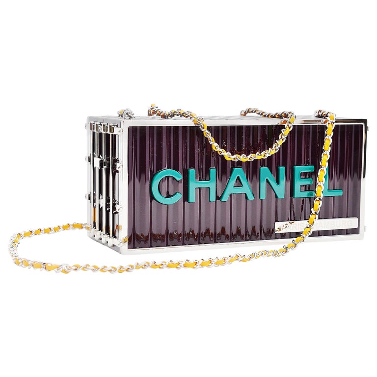 Chanel Runway Container Clutch / Shoulder Bag Karl Lagerfeld NEW