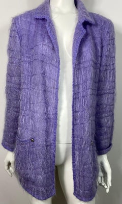 Chanel Runway Fall 1998 Lavender Mohair Jacket - Size 36