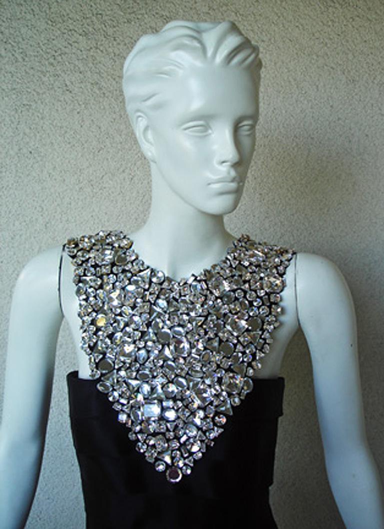  Chanel Laufsteg „Finale“ Juwelen Car Wash Kleid aus Lagerfelds Goldenem Zeitalter im Zustand „Neu“ im Angebot in Los Angeles, CA