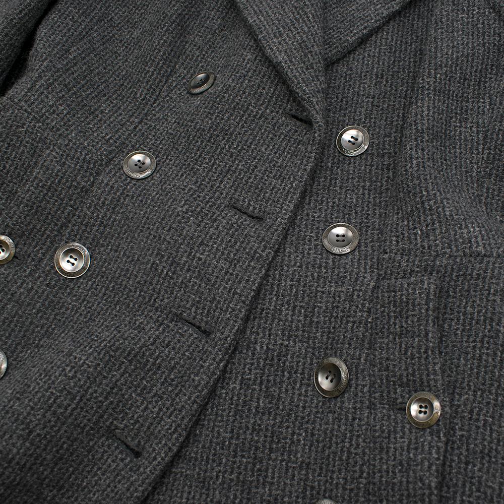 Chanel Runway Grey Wool & Cashmere Coat SIZE FR38 1