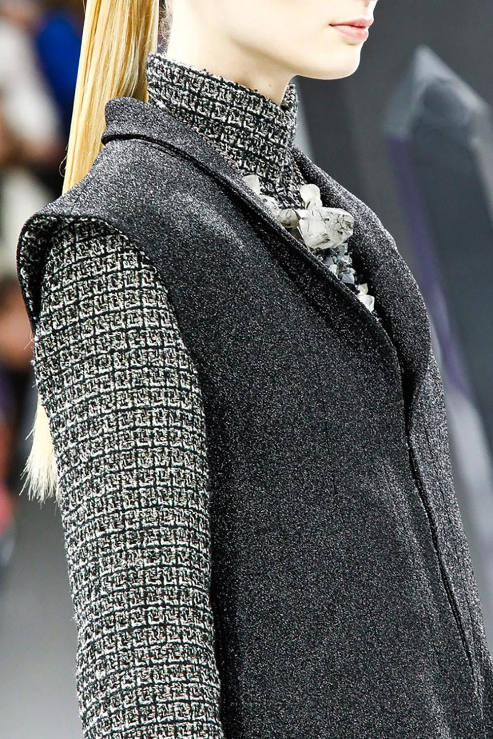 Chanel Runway Lesage Tweed Black Shimmer Jacket 1