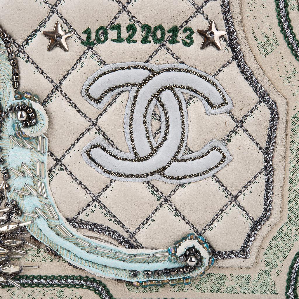 Chanel Runway Limited Edition Dollar Bag Quilted Beaded Embroidered 1