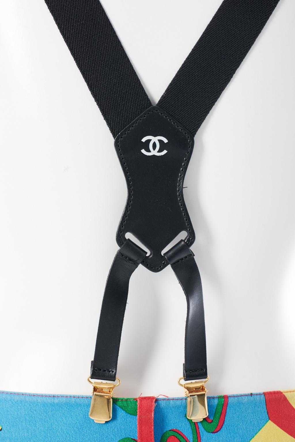 Chanel Runway Logo Suspenders, Spring-Summer 1994 2