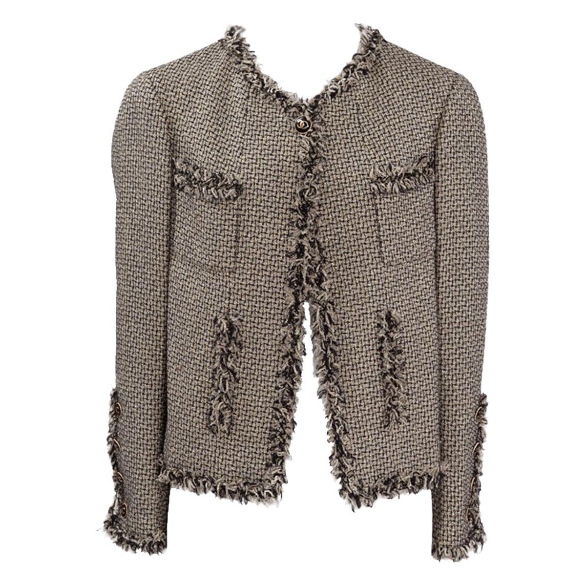 Chanel Runway Metallic Tweed Jacket, Spring-Summer 2007