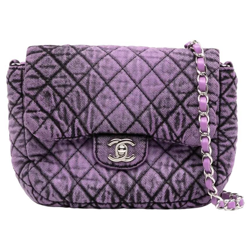 Chanel Runway Mini Denimpression Flap Bag For Sale