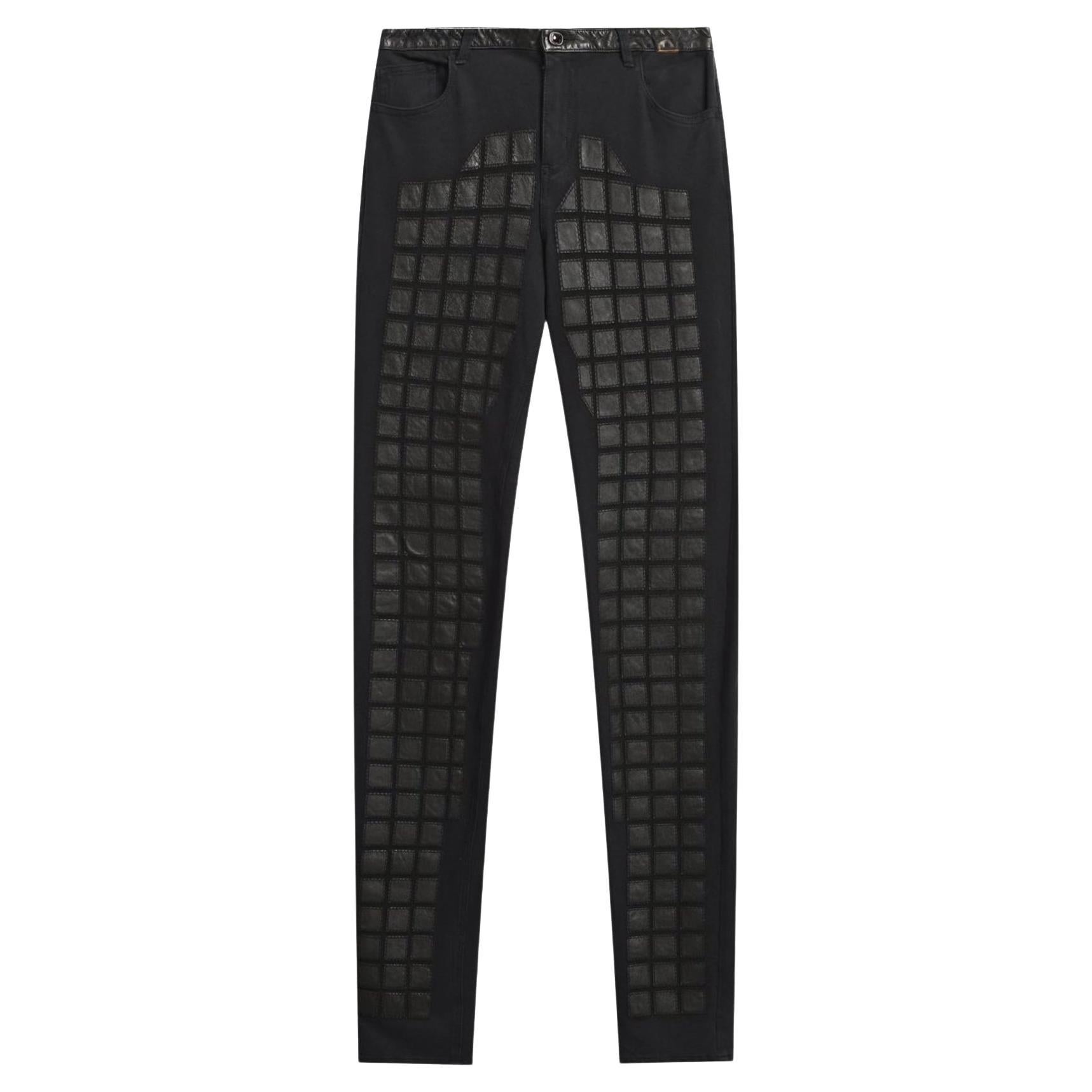 CHANEL Pasarela París / Byzance CC Pantalones Logo Mosaico 44 FR