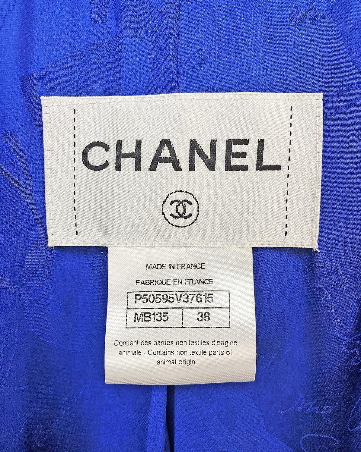 Chanel Laufsteg Paris / Dubai Lesage Tweed-Jacke 10