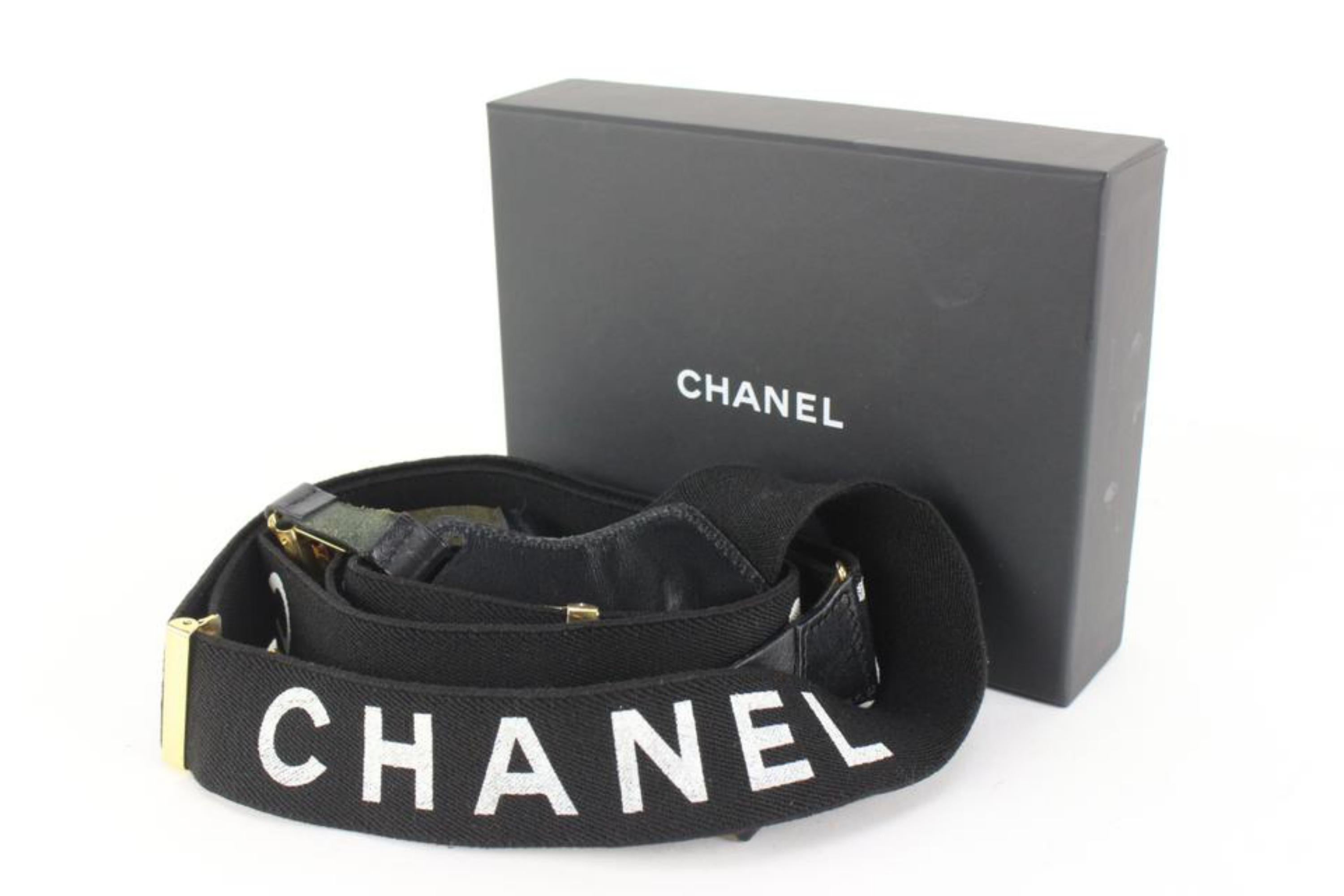 Chanel Runway Rare Vintage Black x White Suspenders 14cz510s 5