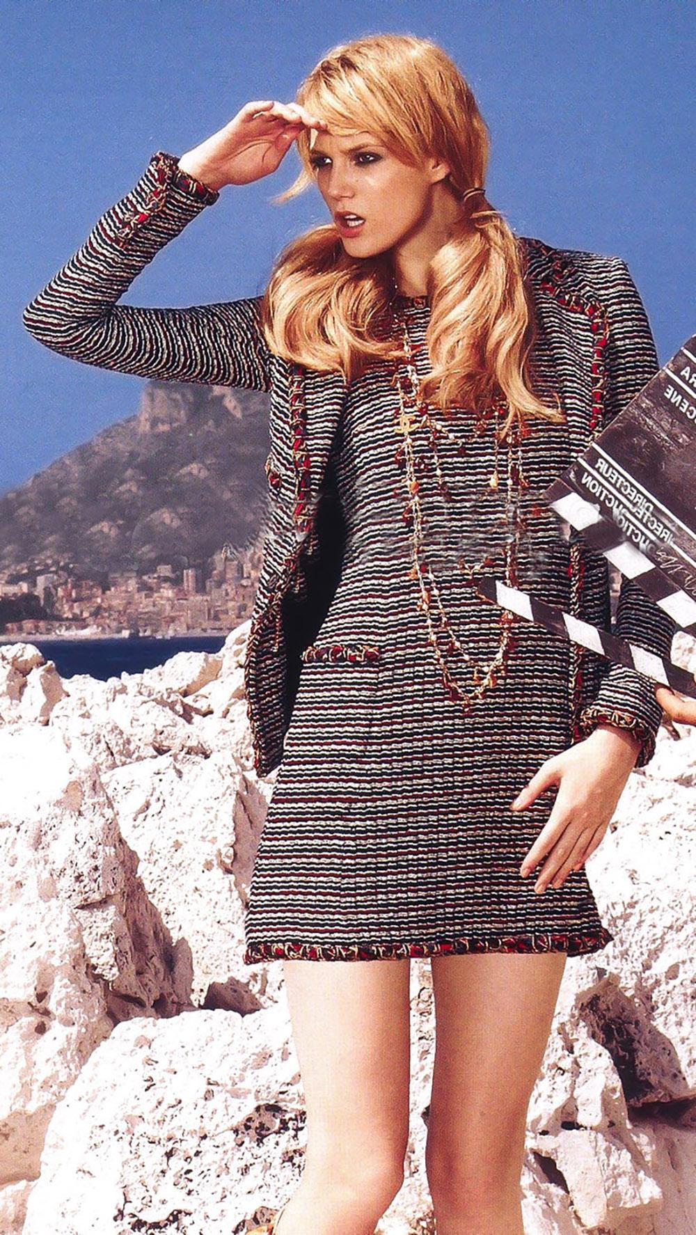 Chanel Runway Saint-Tropez Lesage Tweed Jacket In Excellent Condition In Dubai, AE
