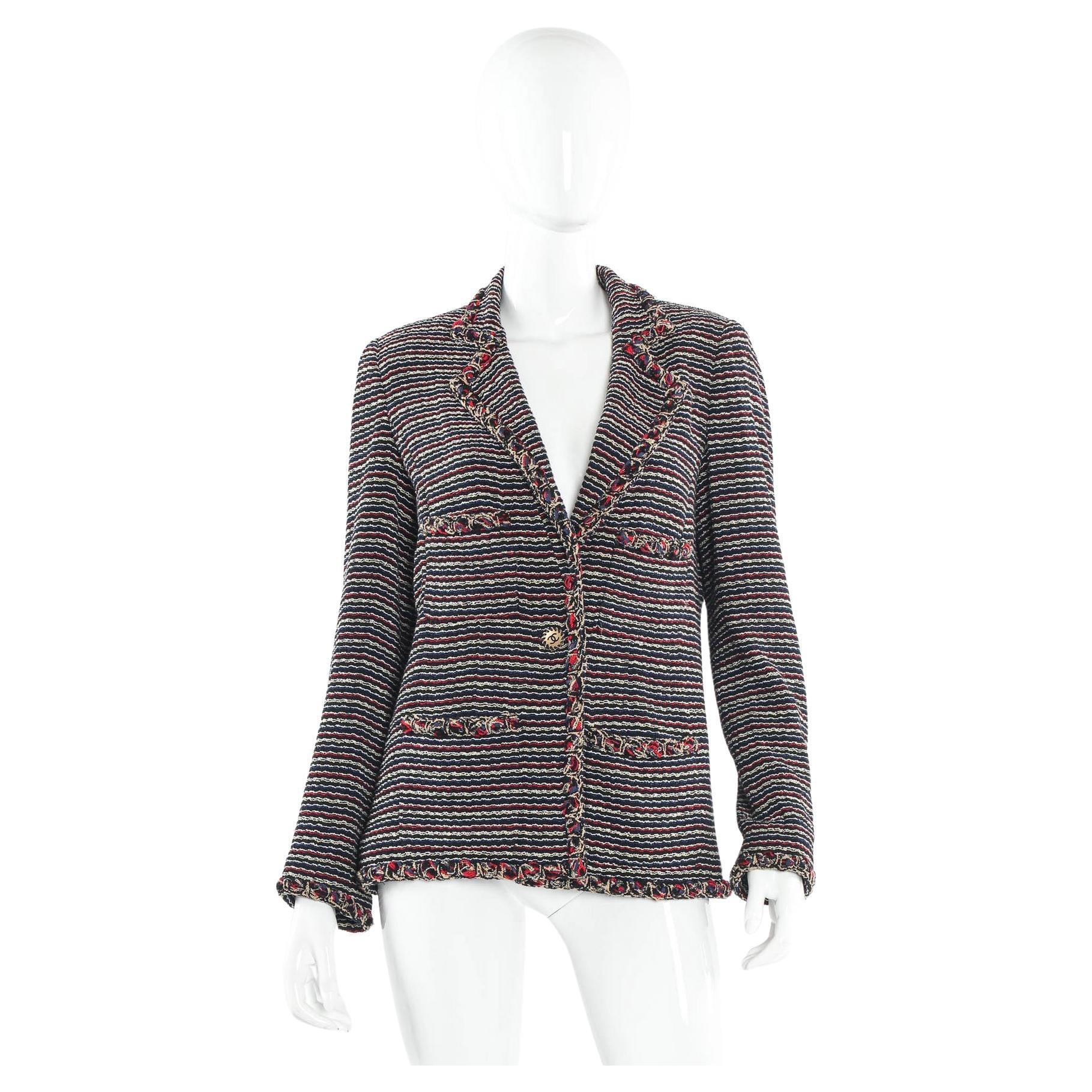 Chanel Runway Saint-Tropez Lesage Tweed Jacket For Sale