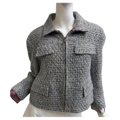 Chanel Laufsteg Supermarket Fantasy Tweed-Jacke/ Größe 38