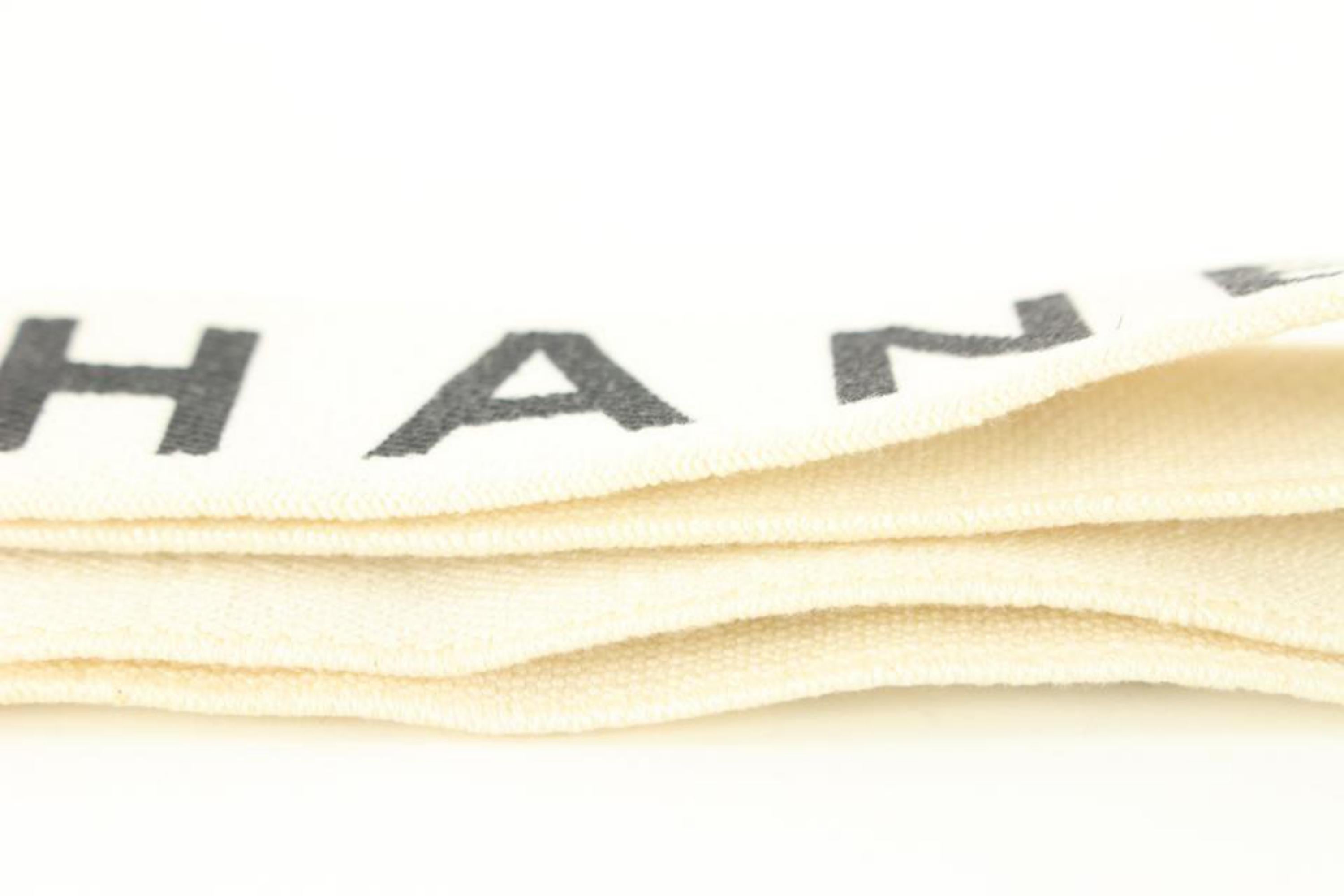 Chanel Runway Vintage White x Black CC Logo Suspenders 1cc830a 5
