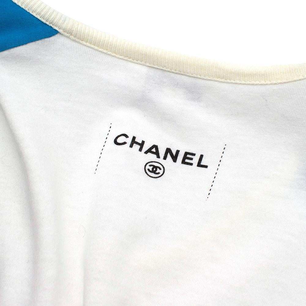 Women's or Men's Chanel Runway White Cotton Cuba Libre T-shirt - Size M 