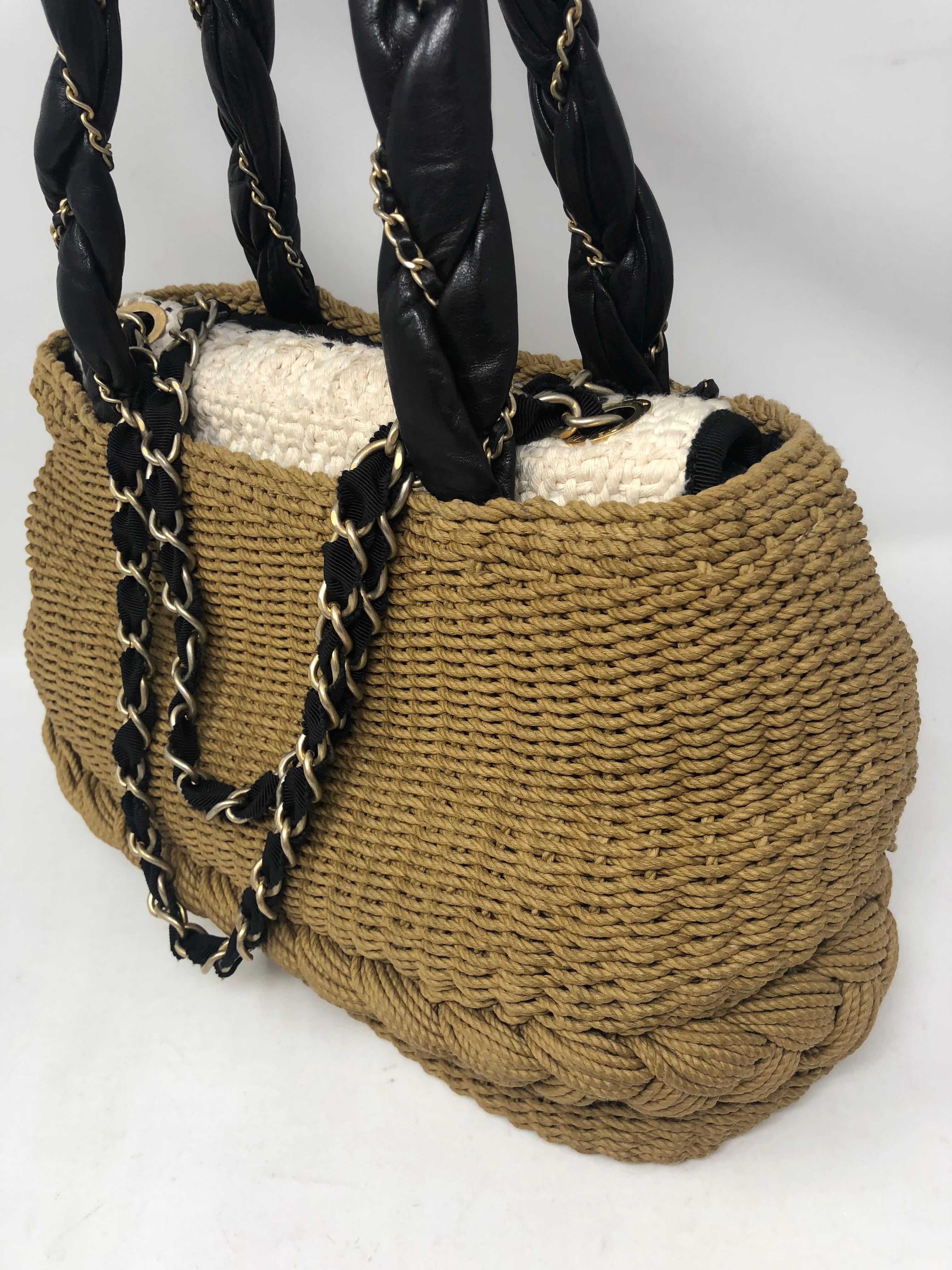 Chanel Runway Wicker Bag In Good Condition In Athens, GA