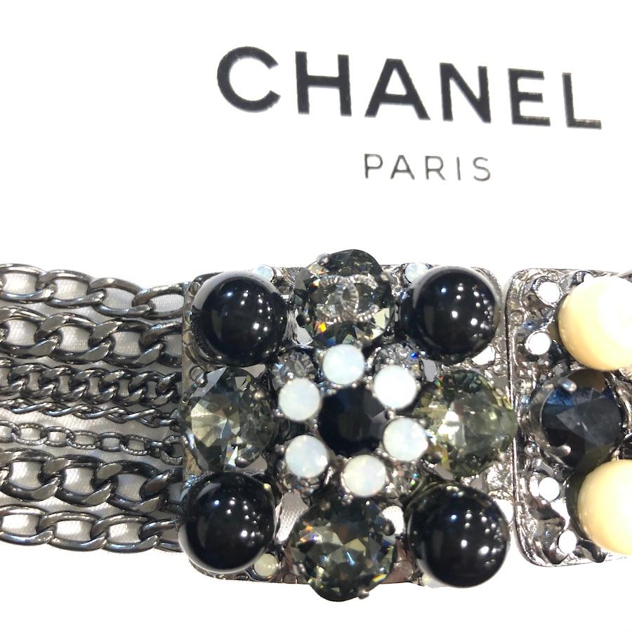 Chanel Ruthenium Chain Belt  For Sale 2