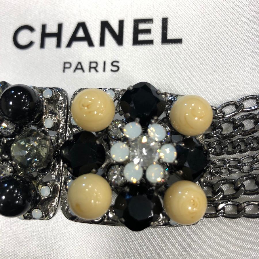Chanel Ruthenium Chain Belt  For Sale 3