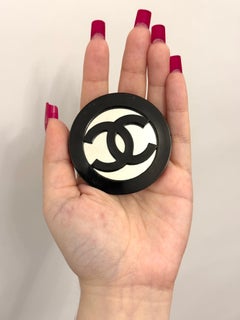 Chanel S/S 1991 rare massive mirror Brooch by Karl Lagerfeld