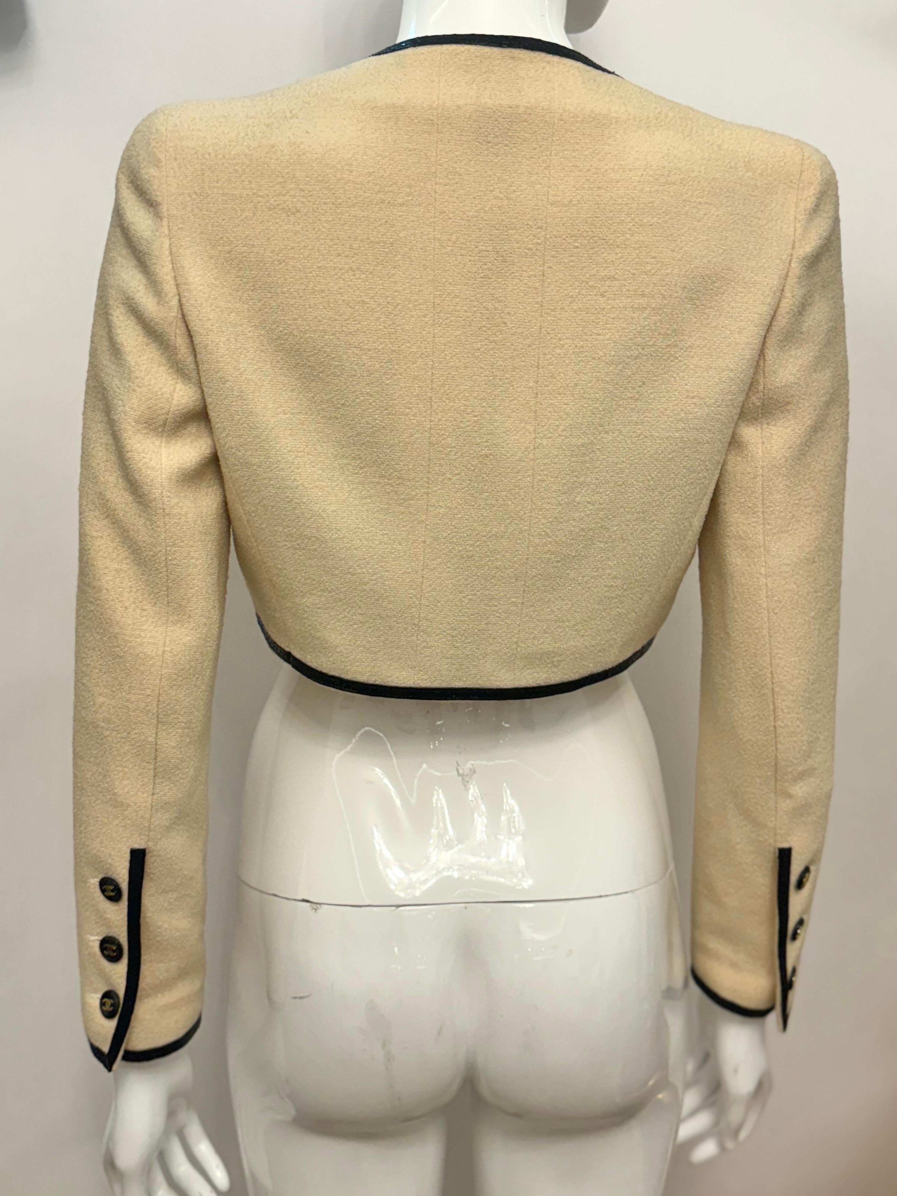 Chanel S/S 1995 Barbie Collection by Karl Lagerfeld veste croisée en vente 10