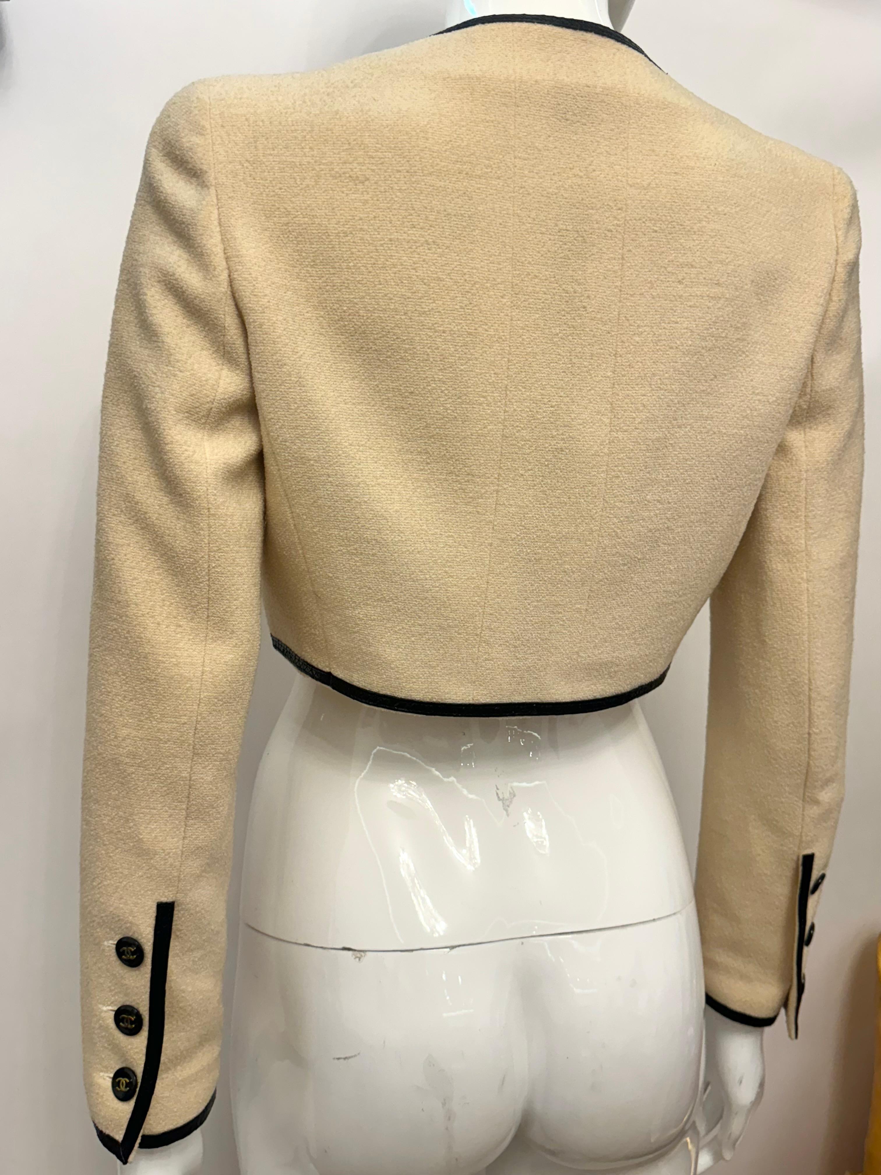 Chanel S/S 1995 Barbie Collection by Karl Lagerfeld veste croisée en vente 12