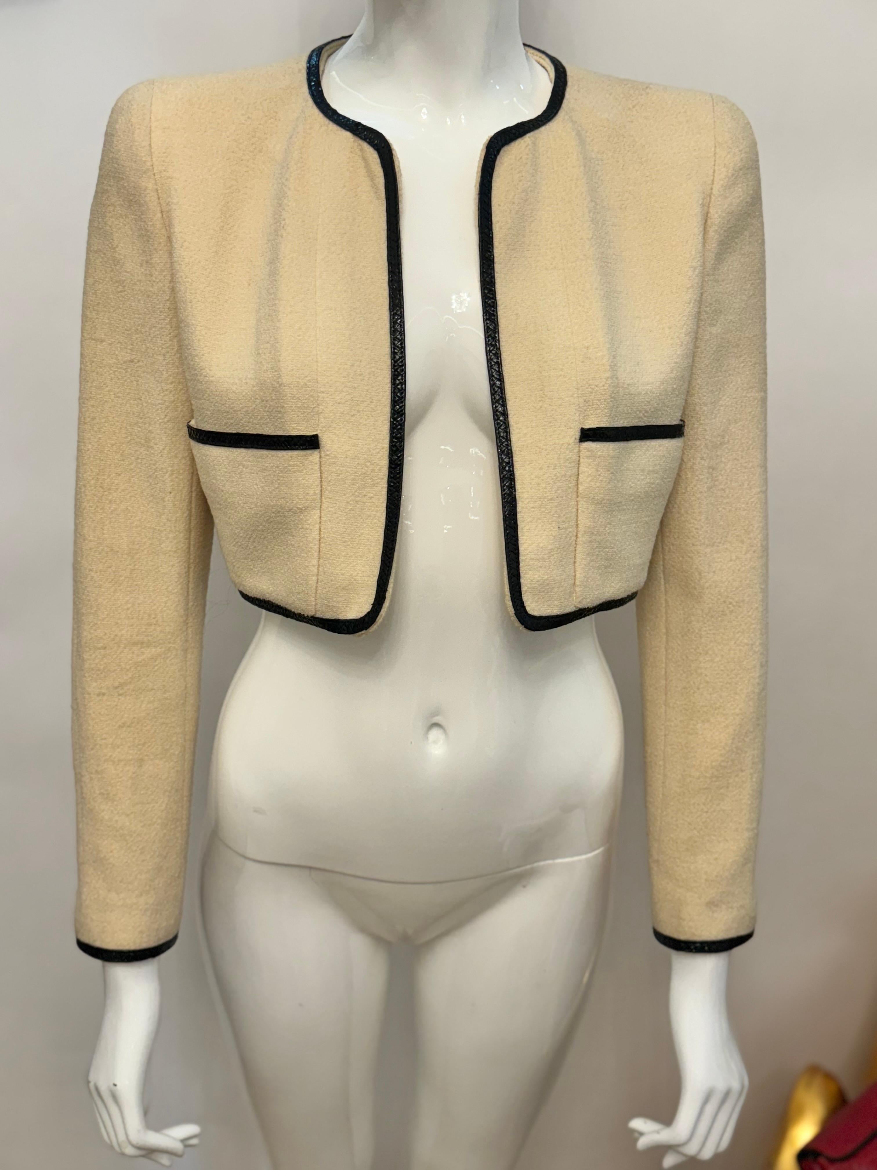 Chanel S/S 1995 Barbie Collection by Karl Lagerfeld veste croisée Excellent état - En vente à PARIS, FR