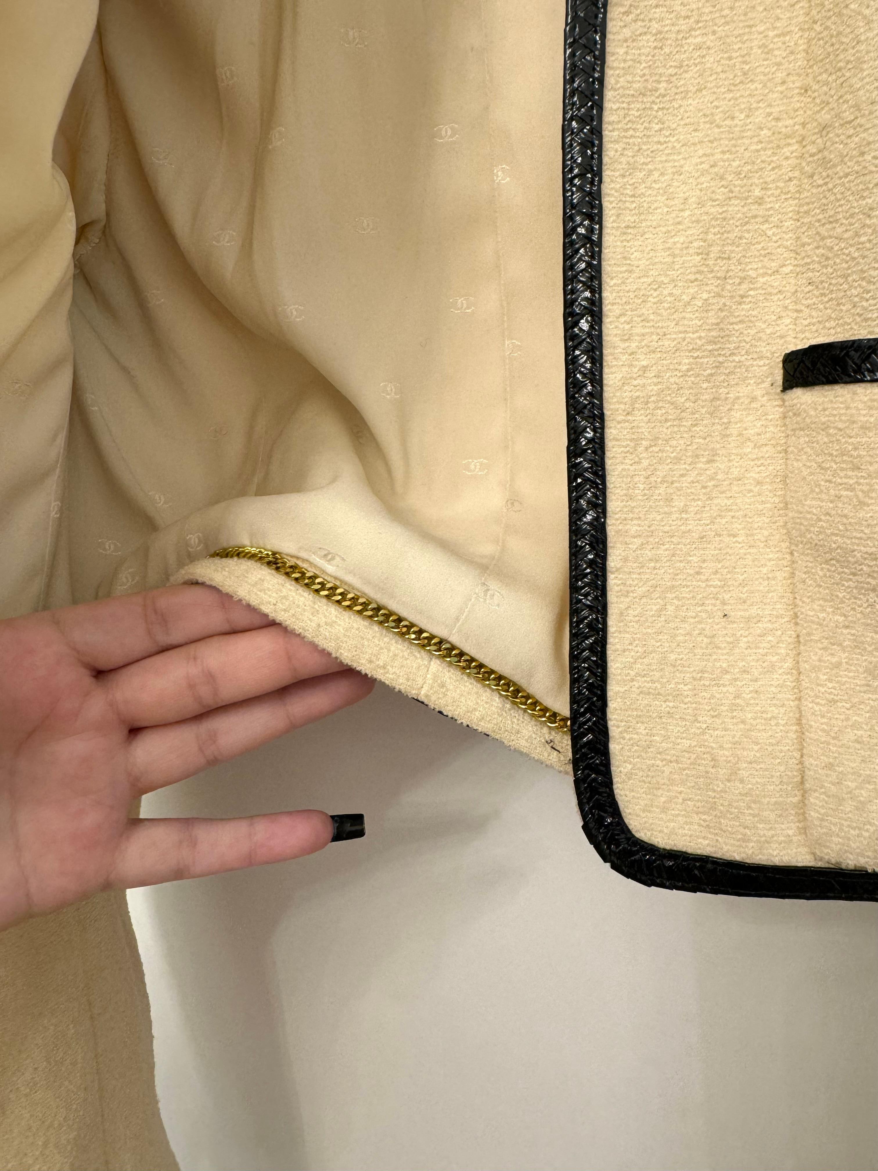 Chanel S/S 1995 Barbie Collection by Karl Lagerfeld veste croisée Pour femmes en vente