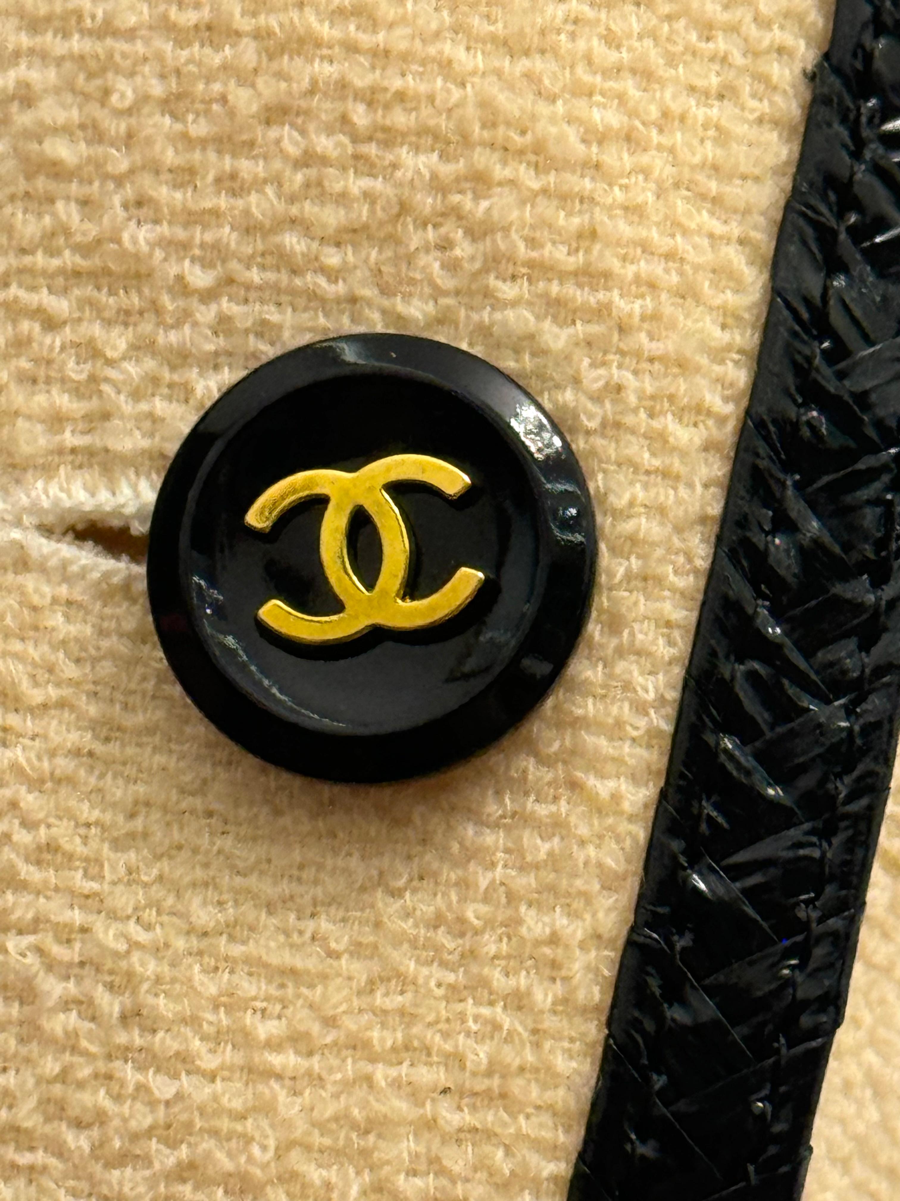 Chanel S/S 1995 Barbie Collection by Karl Lagerfeld veste croisée en vente 2