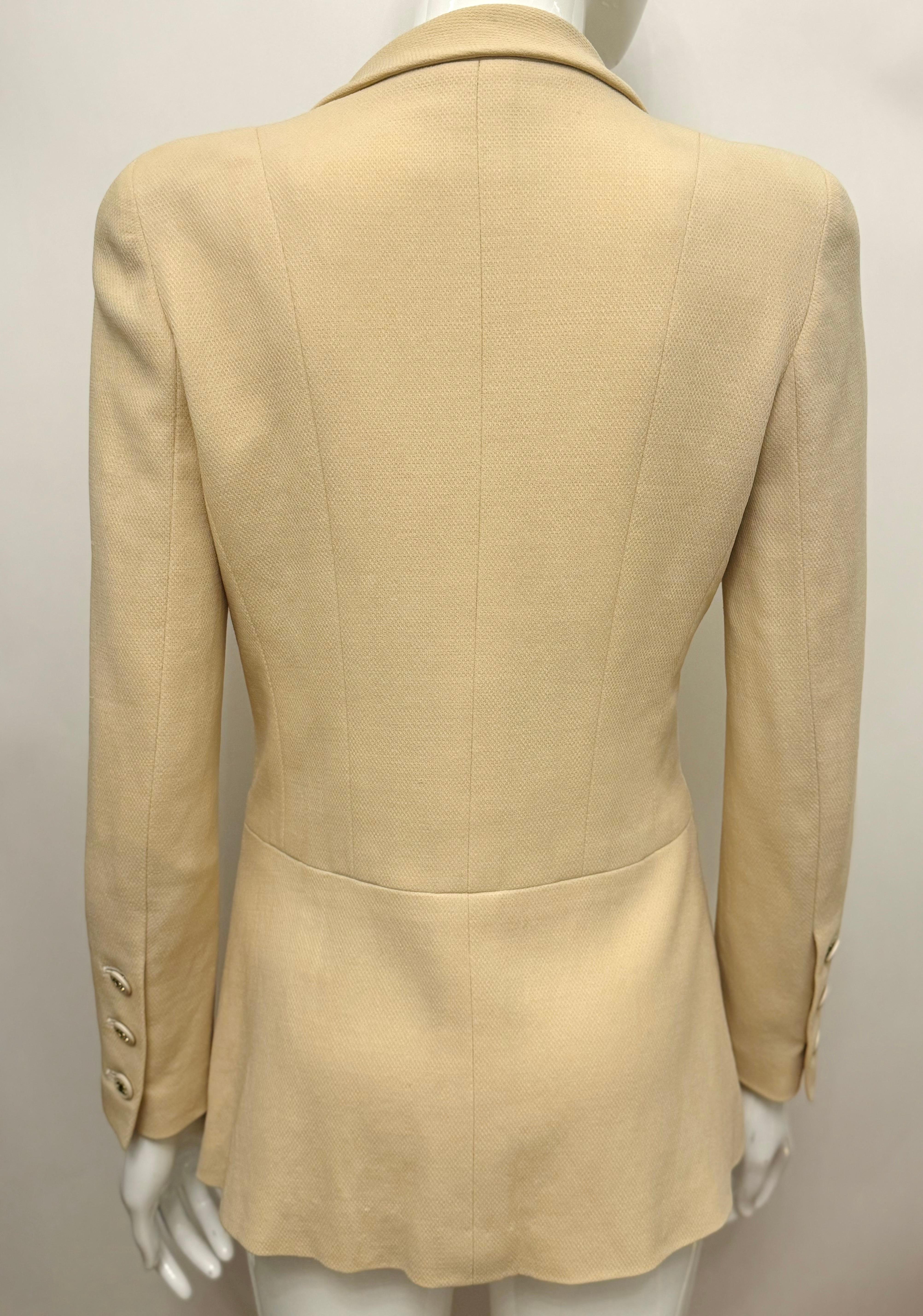 Chanel S/S 1995 Colección Barbie Chaqueta blanca de Karl Lagerfeld en venta 1