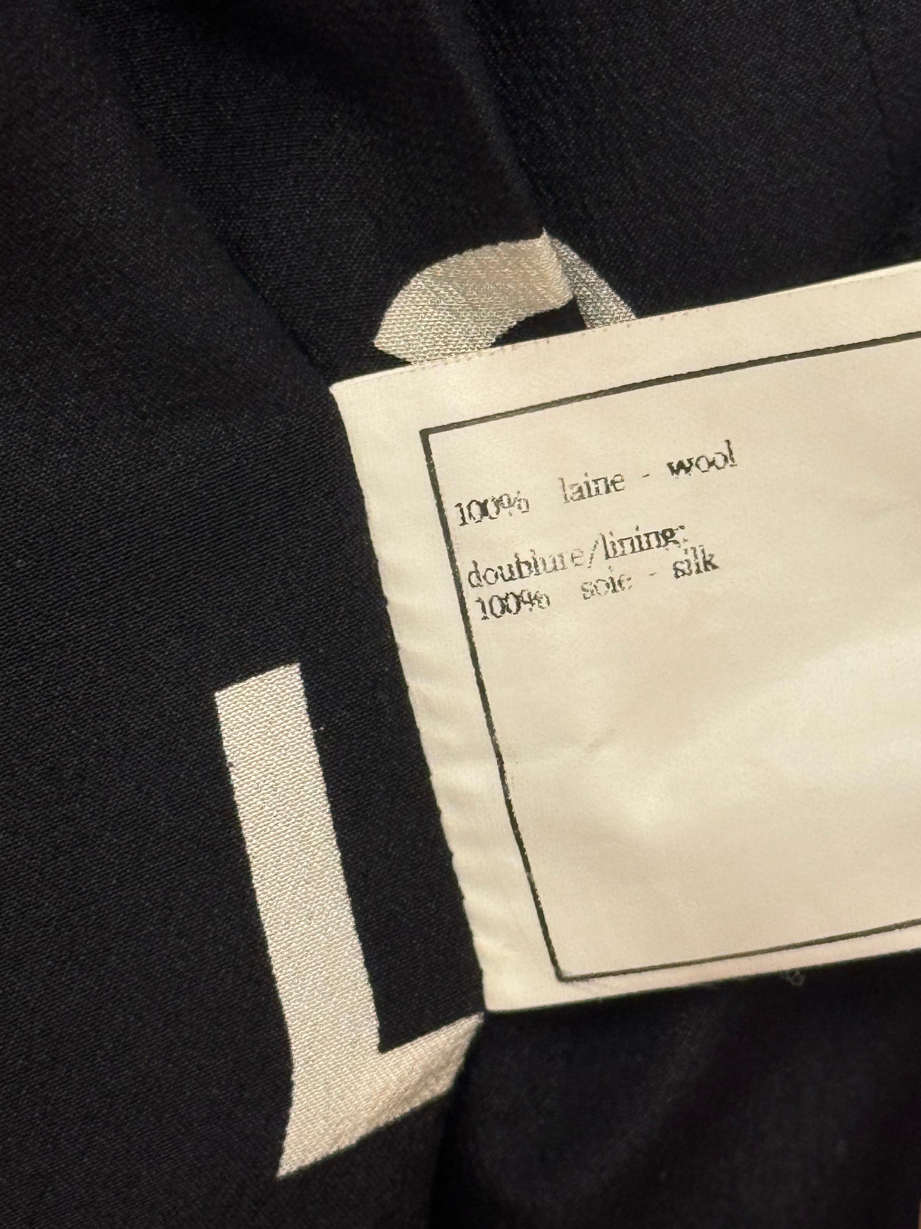 Chanel S/S 1997 Alpha Logo Coco Print lining black jacket by Karl Lagerfeld 6