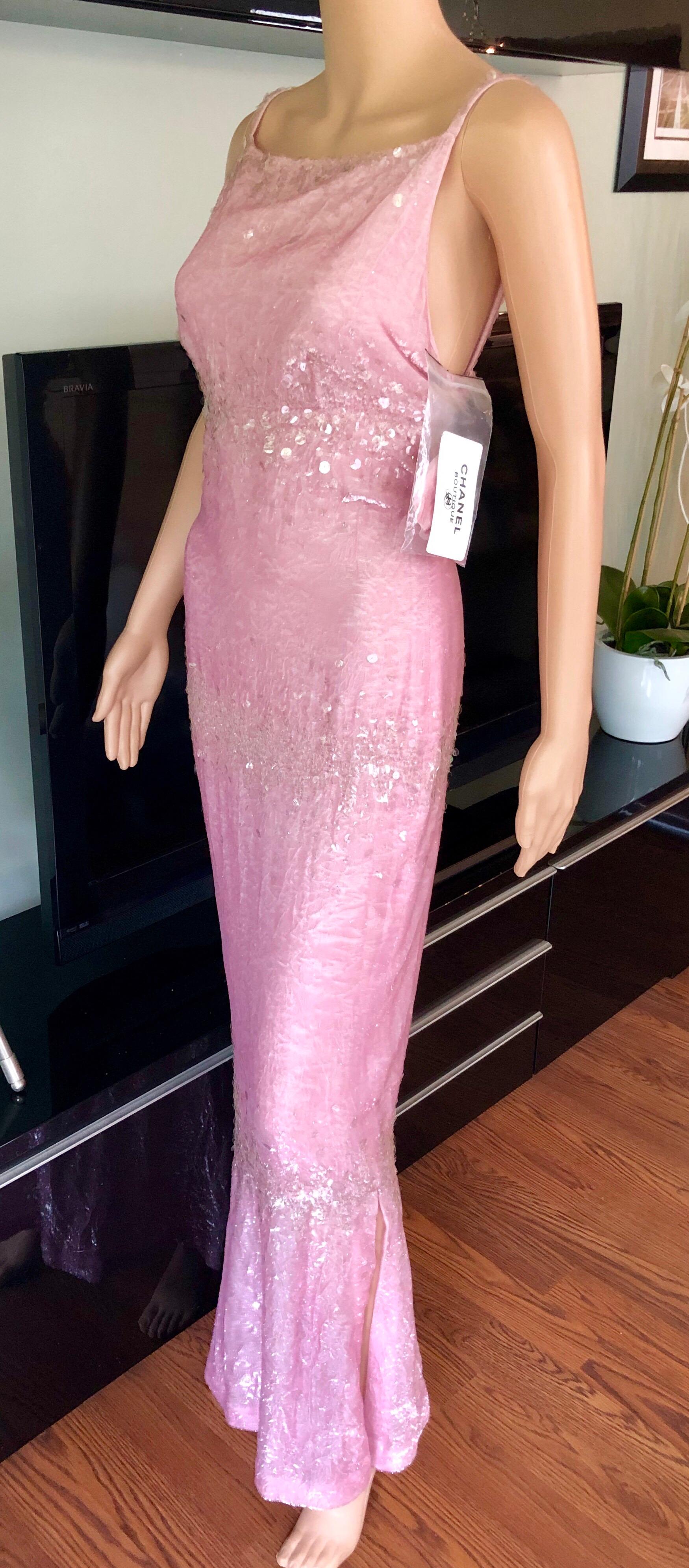 chanel pink dress
