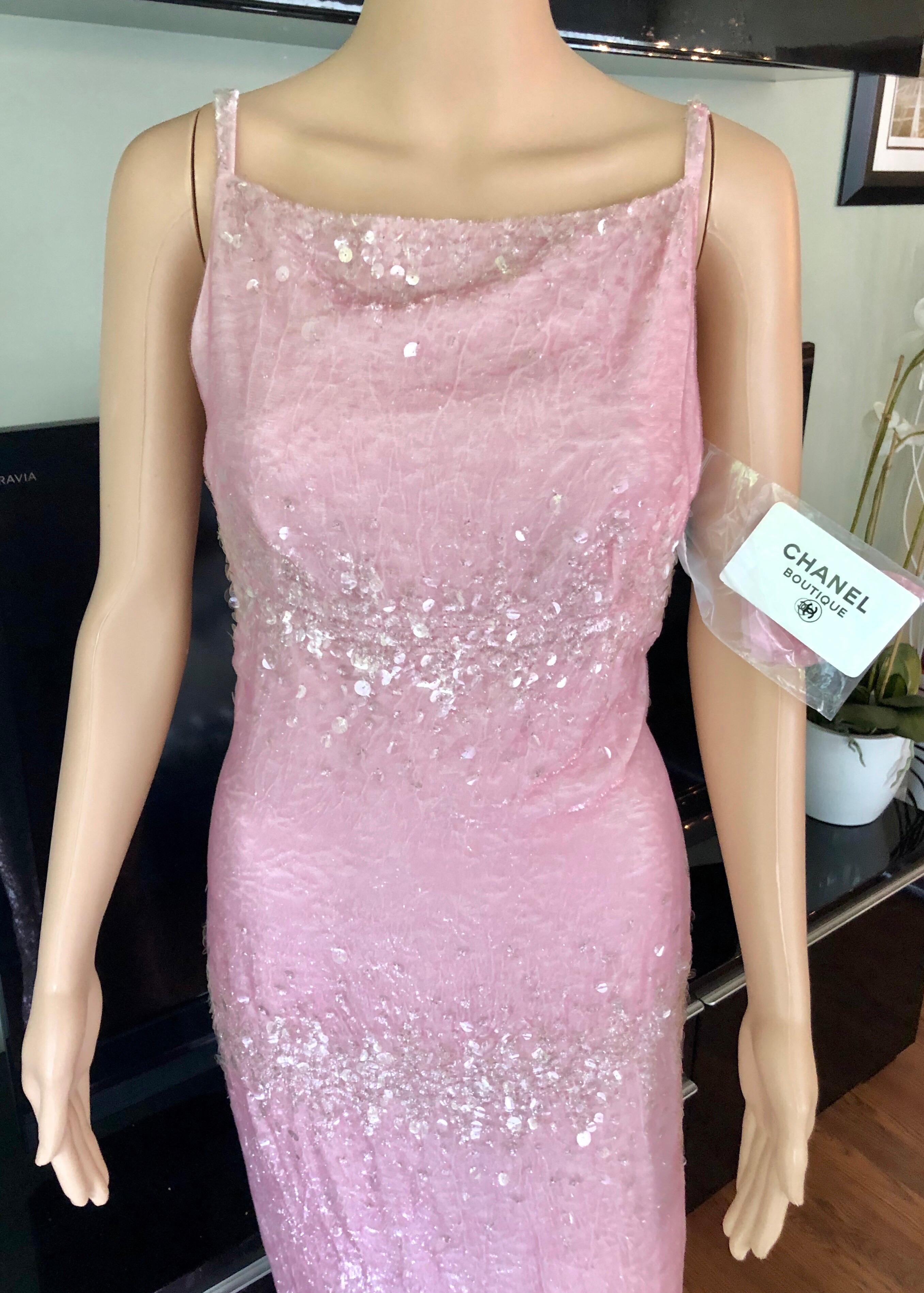 vintage pink chanel dress